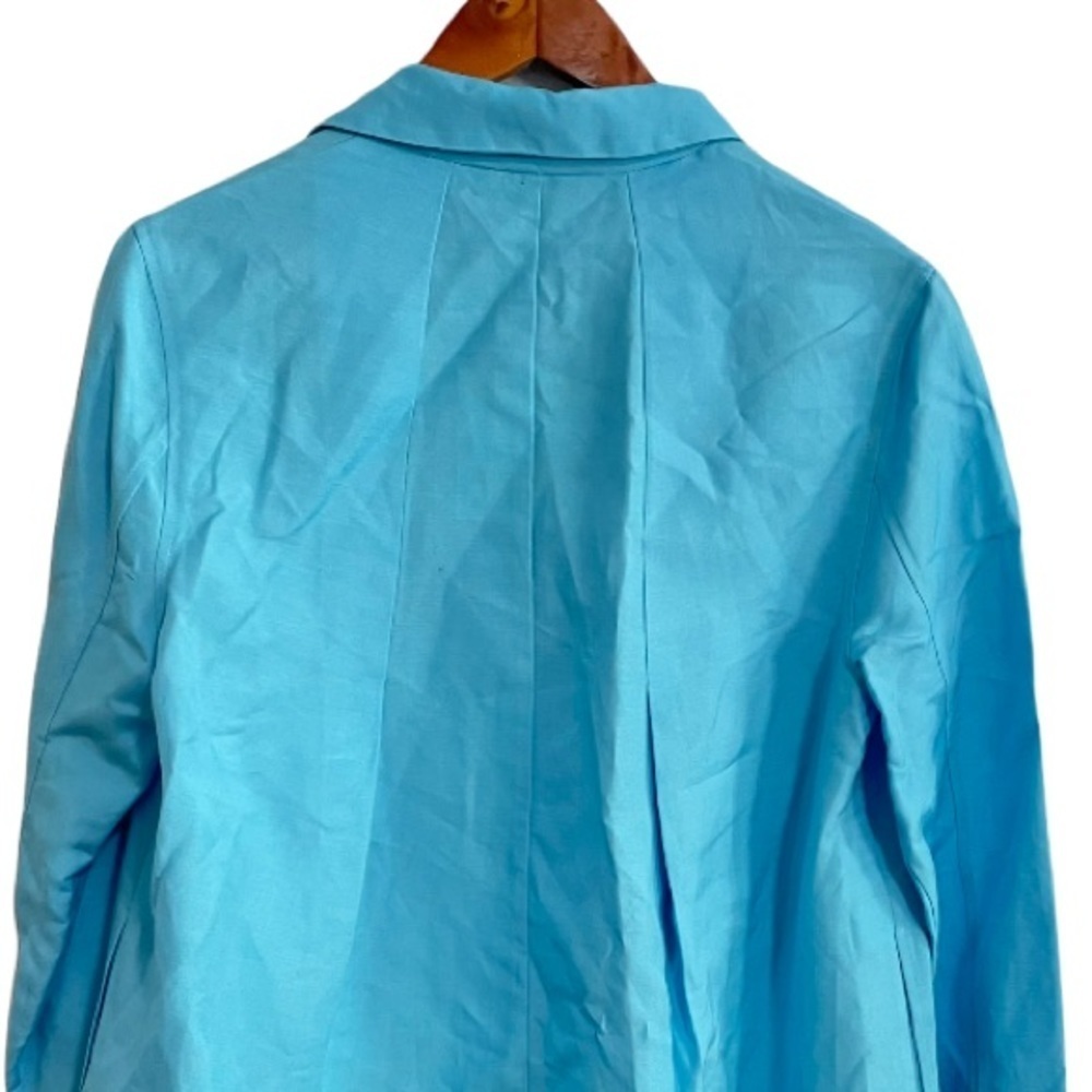 Anne Klein linen top / Jacket blue button down NWT - Picture 8 of 8